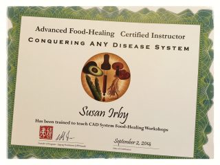 Food Healing Certificate